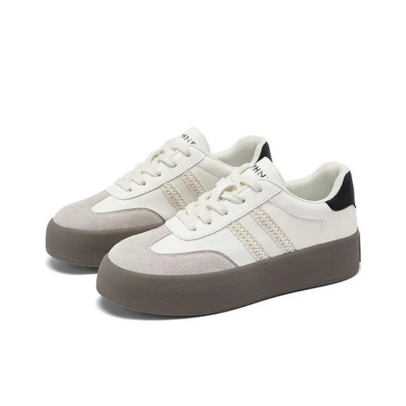 DAPHNE Anti-Slip And Wear-Resistant Lightweight Height Increasing Low-Top Skateboard Shoes Women's-3