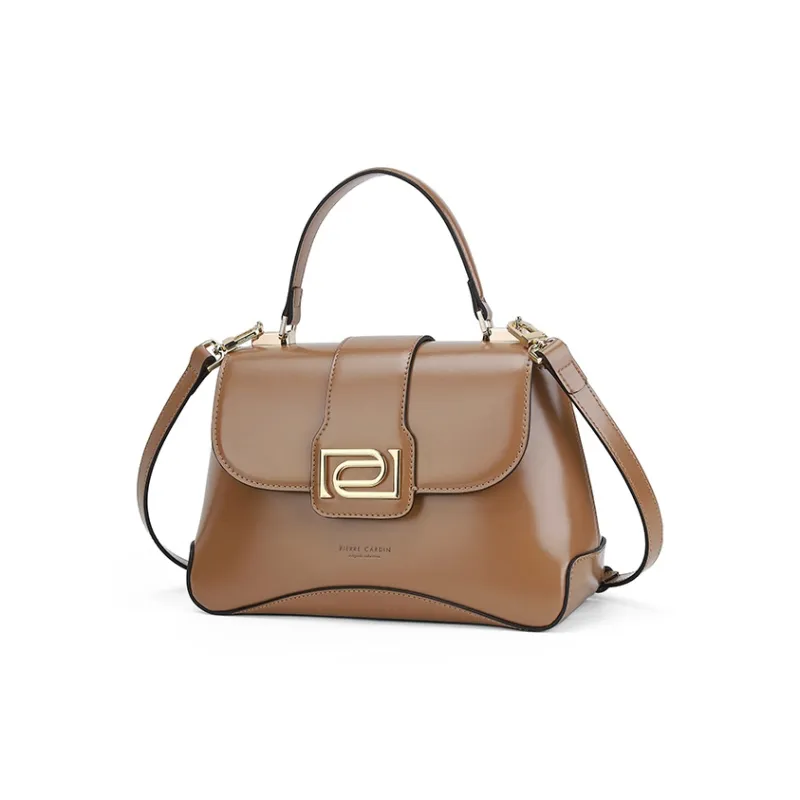 PIERRE CARDIN Cow Leather Shoulder Bag, Crossbody Bag, Handbag Large Size Women's Multicolor-14
