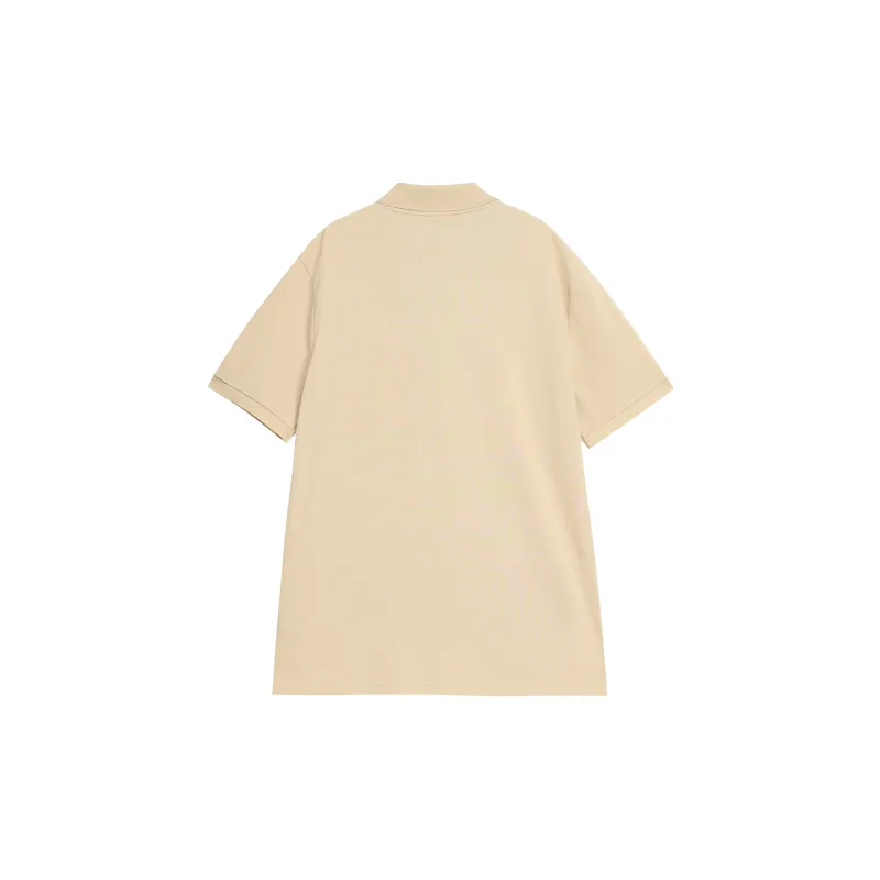 Nike Polo Shirts Men Khaki Milk Tea-1