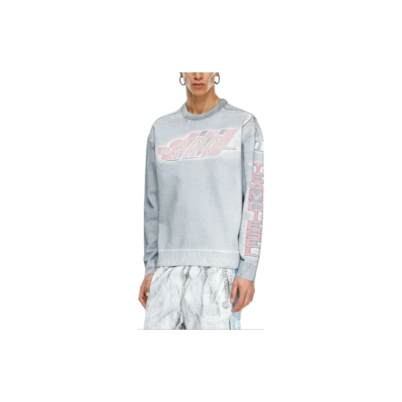 DIESEL FW24 Sweatshirt Men's Light Gray-2