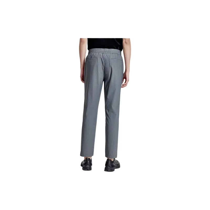 DIKENI Casual Pants Men's Green Base Print-1