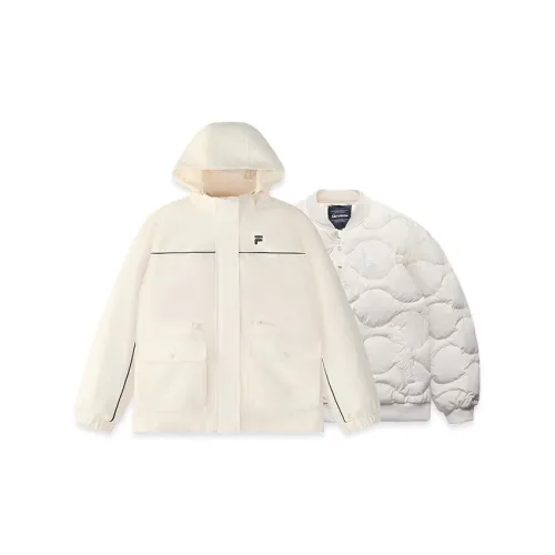 FILA FUSION Down Jackets Women's Maple White