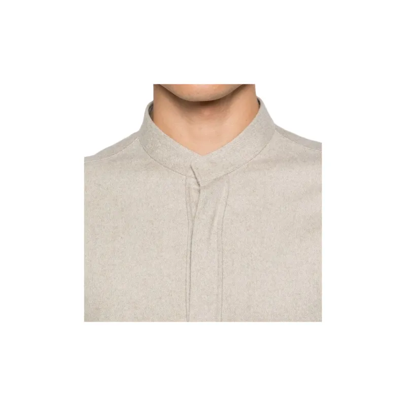 Ermenegildo Zegna Band-collar Shirt-4
