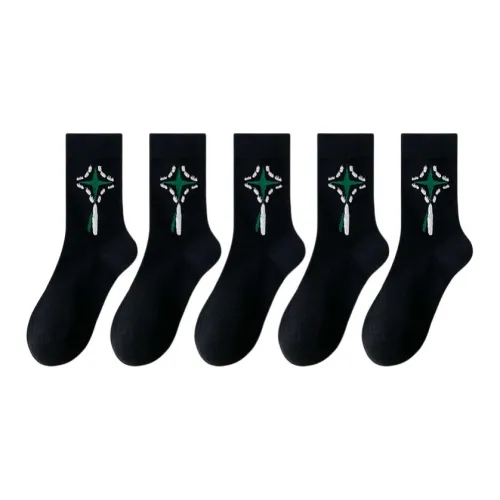ROBINHOOD Mid-Calf Socks Women's 5 Pack