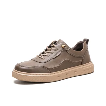 OCEANIA ROO Lightweight Height Increasing Low Top Skateboard Shoes Men's Gray