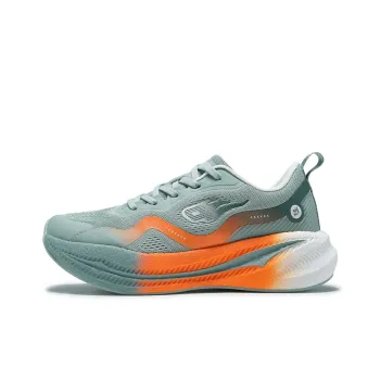 Keep Beat Anti Slip Wear Resistant Low Top Athletic Shoes Running Shoes Unisex Green Orange Color