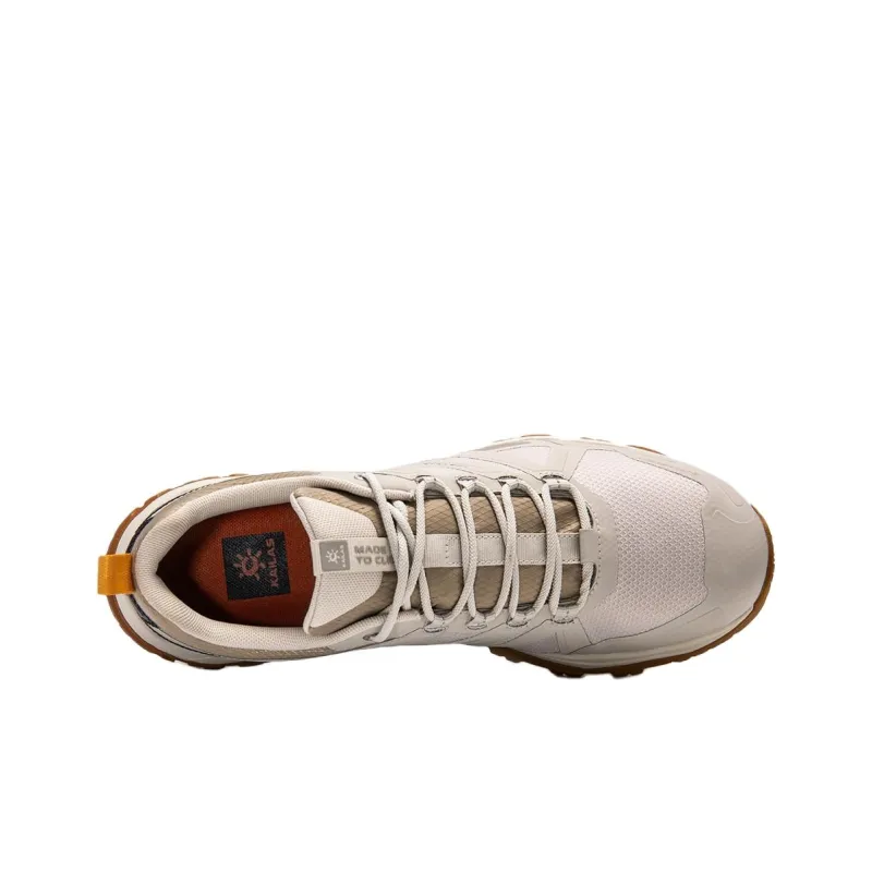 KAILAS Cushioning Slip Resistant Low Top Hiking Shoes Men's Taupe Gray-2