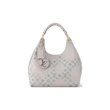 LOUIS VUITTON Calfskin One Shoulder Handbags Women's Taupe