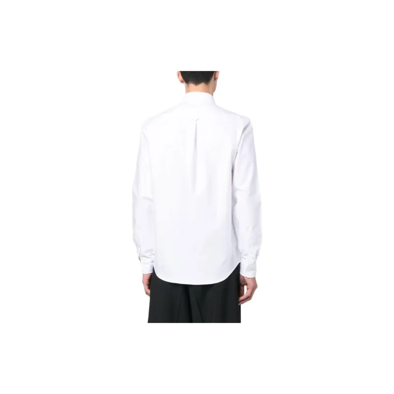 Maison Kitsune Dressed Fox Patch Relaxed Shirt-5