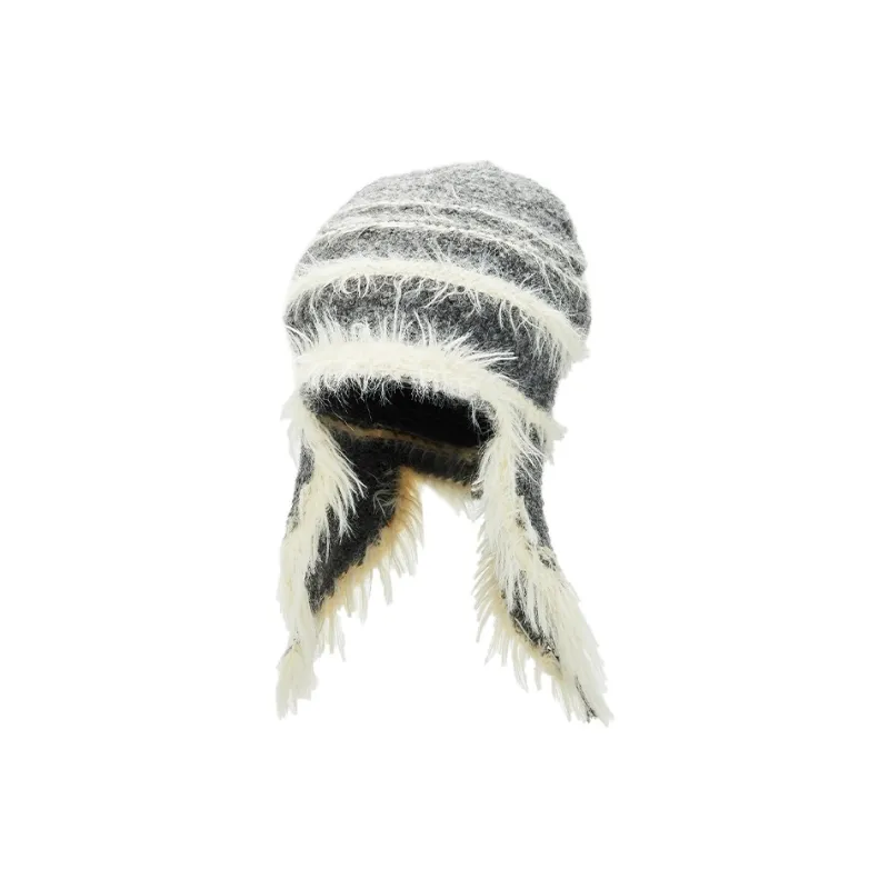 MUYKUY Cotton Acrylic Blend Beanies Women's-5