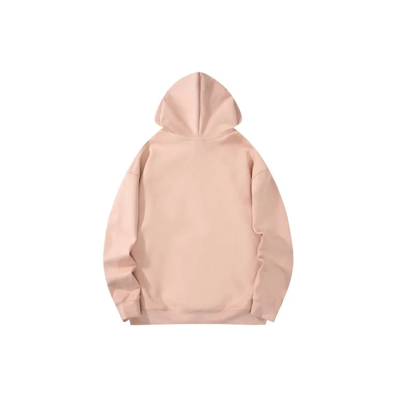 Suamoment Spring And Fall Loose Fit Casual Couple Trendy Hooded Unisex-5