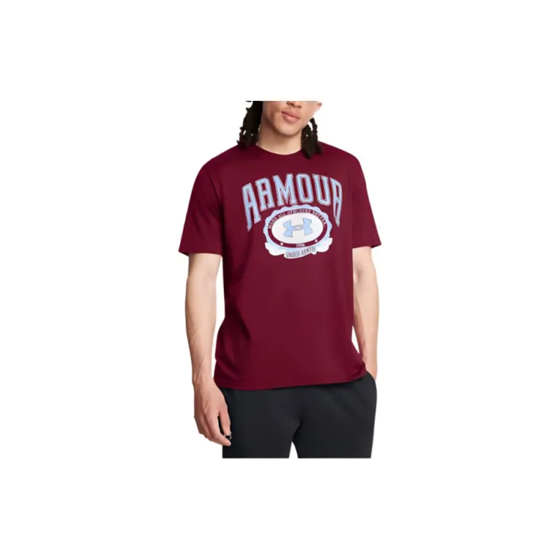 Under Armour Collegiate T Shirt Men's Flame Red-2