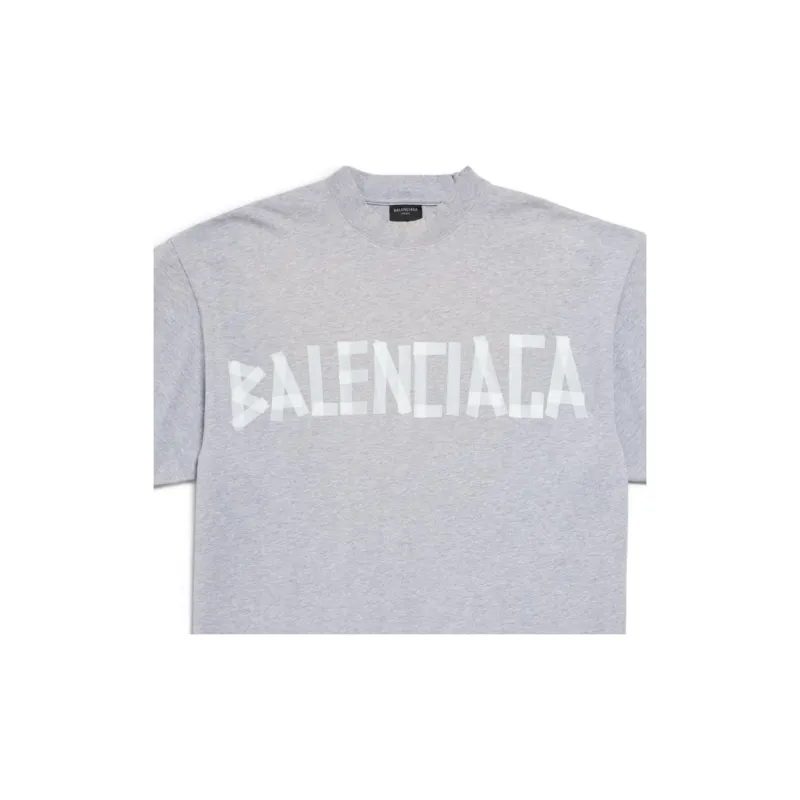 Balenciaga FW24 T Shirt Regular Fit Unisex Mixed Gray-2