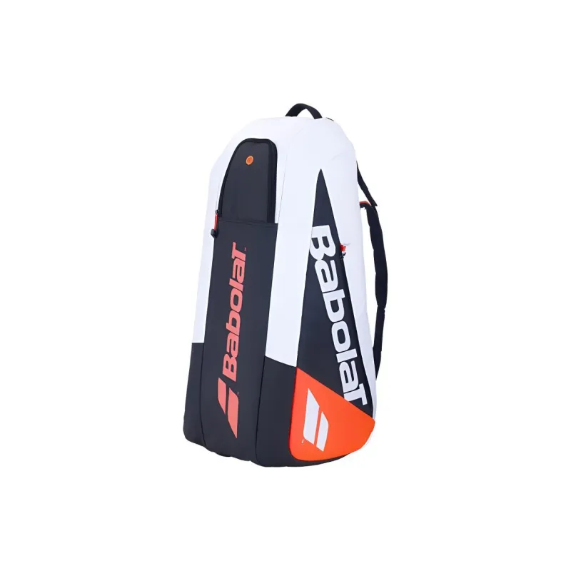 Babolat Tennis Racket Bags Recycled Polyester Unisex White Black Red-2