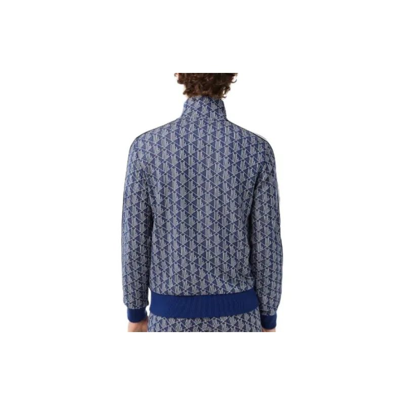 LACOSTE Monogram pattern Long sleeved Sweatshirt-3