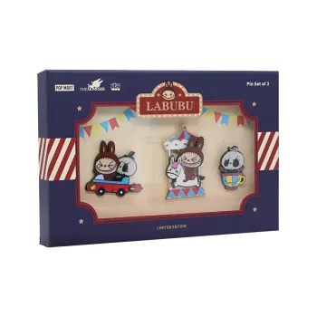 POP MART LABUBU Amusement Park Collection Badges
