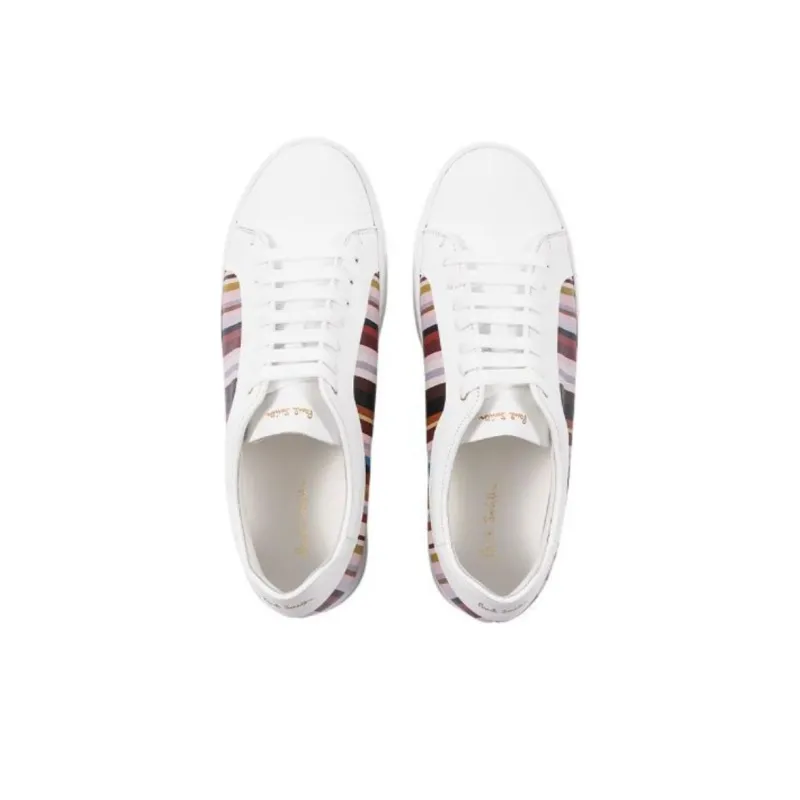 Paul Smith Basso Low-Top Skateboard Shoes Men's White-3