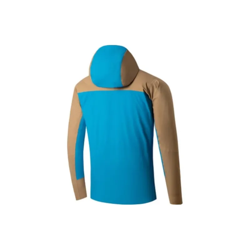 361° Windbreaker Jackets Unisex Tanned Leather/Royal Blue-1