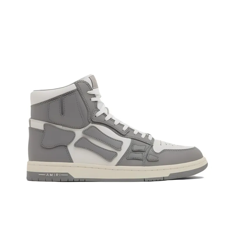 AMIRI Skel Top Hi Grey White-1