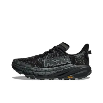HOKA ONE ONE Speedgoat 6 Cushioning Anti Slip And Wear Resistant Rebound Low Top Running Shoes Men's Black