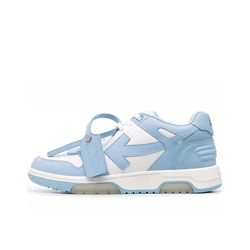 OFF WHITE Out Of Office Calf Leather 'White Blue'-0