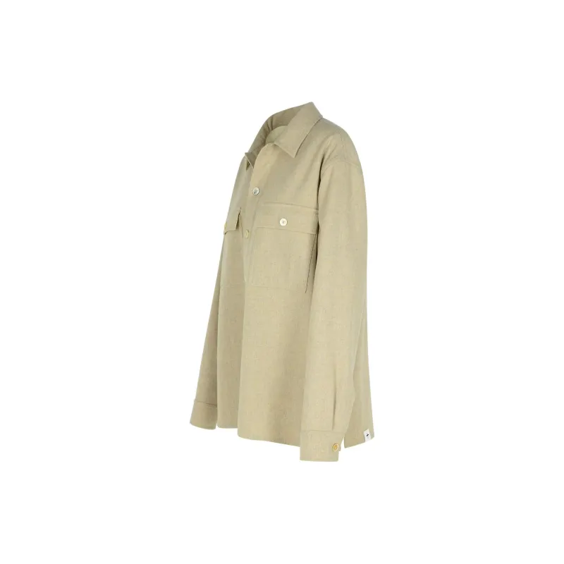 JIL SANDER Buttoned Flannel Shirt-2