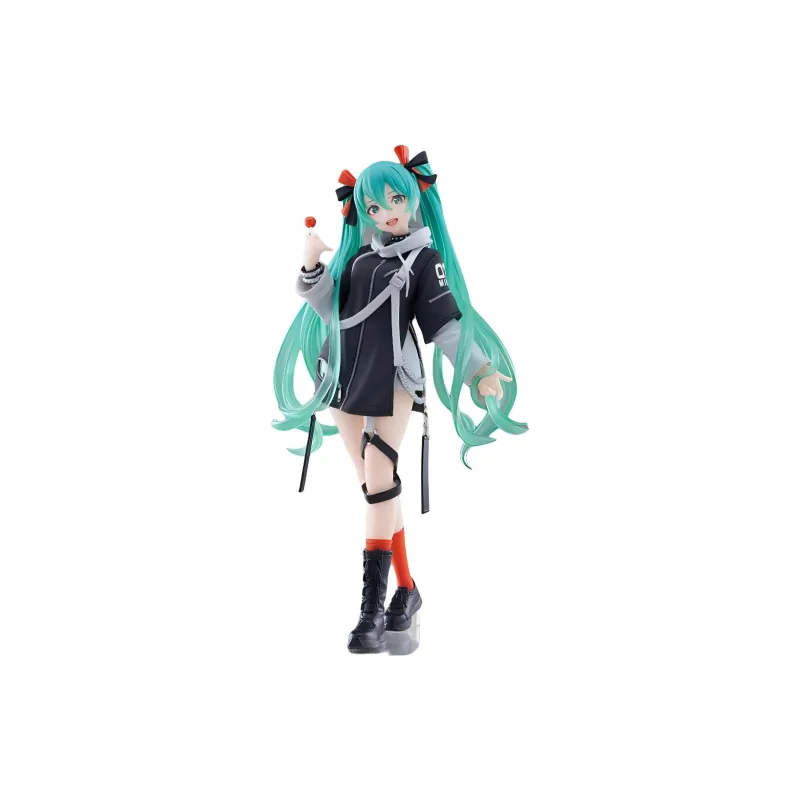 TAITO Hatsune Miku Fashion Figure Punk Bonus Gifts-0