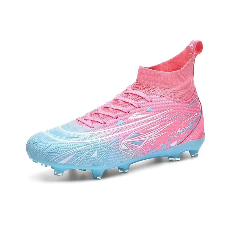 Kuding FG Rubber Long Studs Natural Ground Coverage Slip-Resistant Impact-Resistant Soccer Shoes Unisex-1