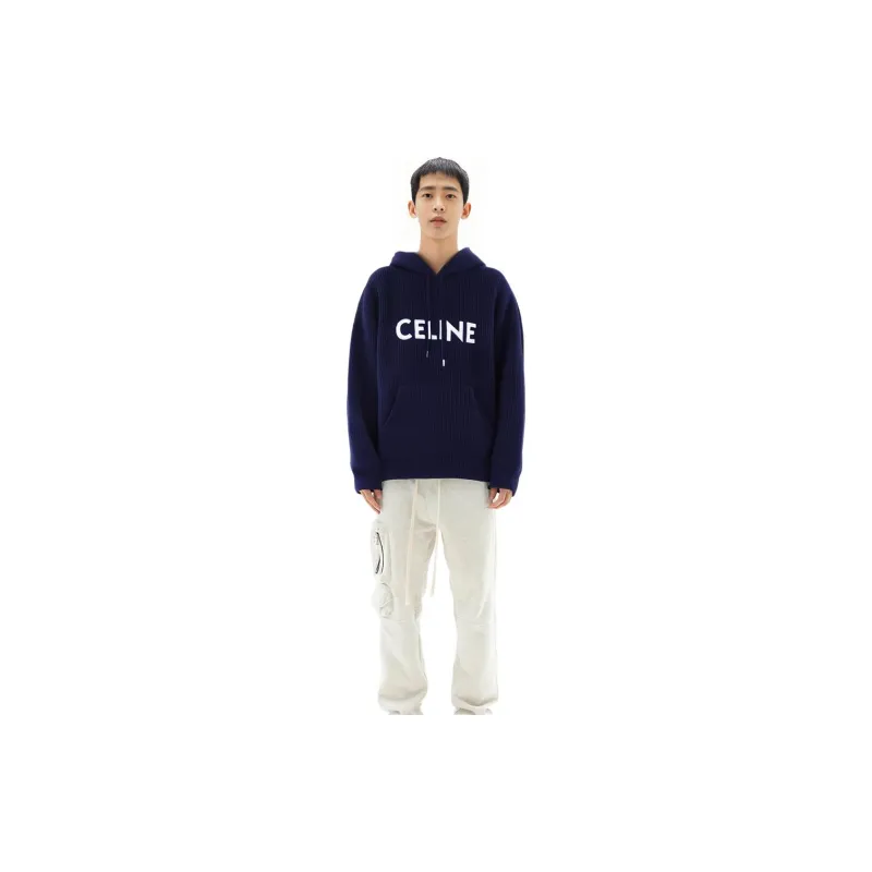 CELINE FW22 Sweater Men's Dark Blue-2