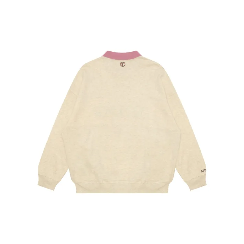 Aape Logo embellished Polo Sweatshirt-1