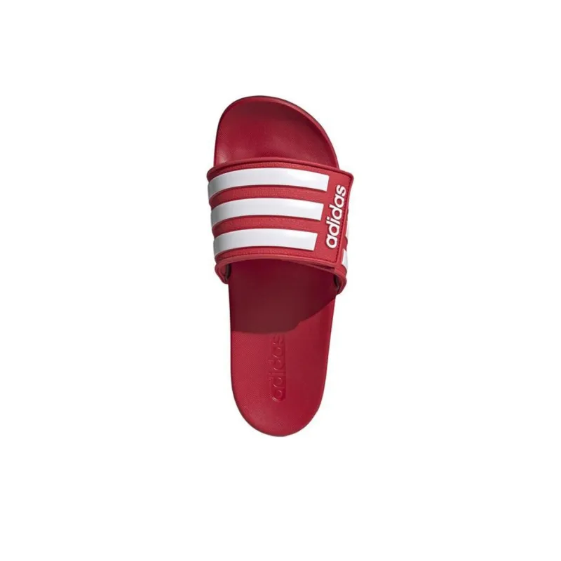 Adidas Adilette Comfort Slip-Resistant Abrasion-Resistant Slide Slippers Unisex Red-2