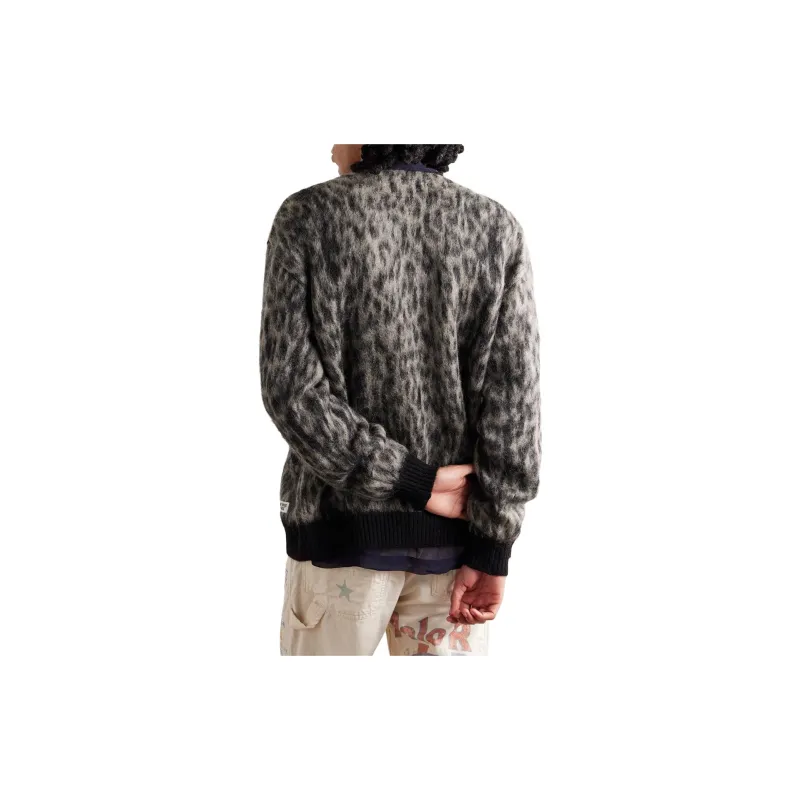 WACKO MARIA Knitwear Men Leopard Print-1