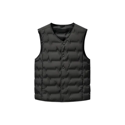 YAYA Vests Men Black