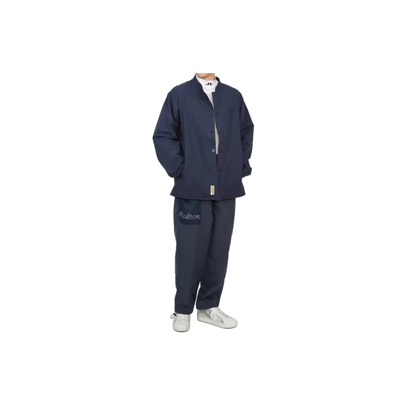 Malbon Golf Knitted Sweatpants Men's Blue-8