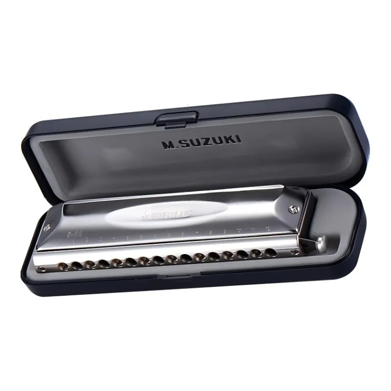 SUZUKI Suzuki Sirius-64C Sirius Collection C Tuning 16-Hole 64-Note Semitone Harmonica-3