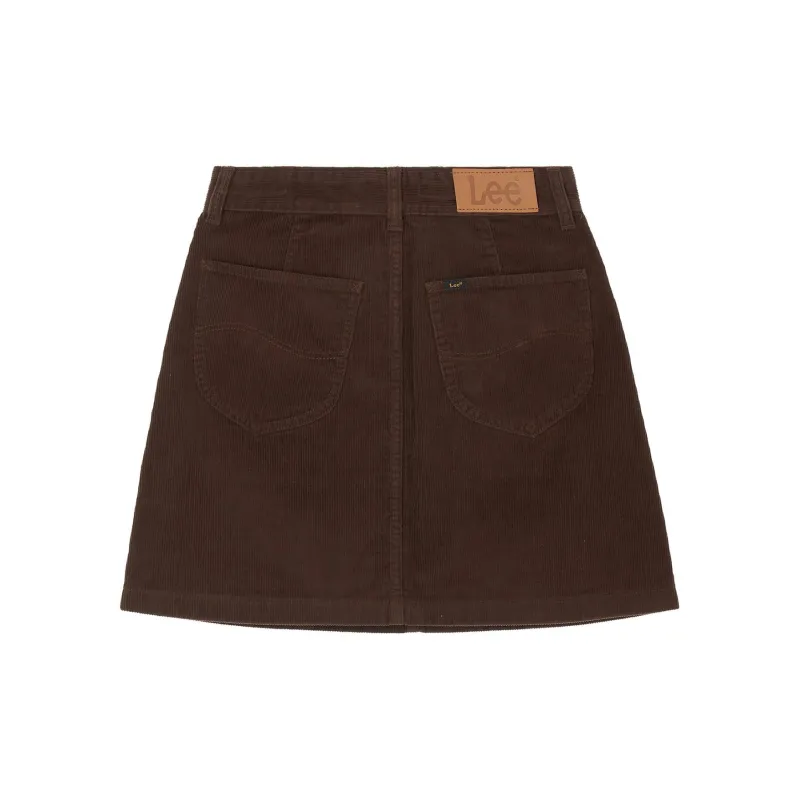 Lee Casual Short Skirts Women's Brown-1