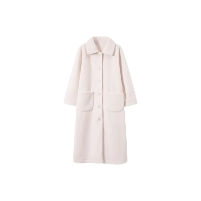 Vine Color Women's Bath Robes-0