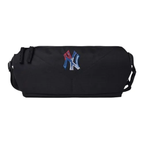 New Era MLB Collaboration Fabric One Shoulder Crossbody Fanny Pack Regular Men's Black
