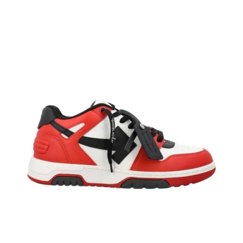 OFF WHITE Out Of Office Low Sneaker 'Red White Black'-1