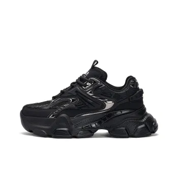 JEEP SPIRIT Darth Vader Chunky Sneakers Men Low Top Black