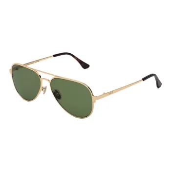 Retrosuperfuture Stainless Steel Aviator Sunglasses Unisex Gold
