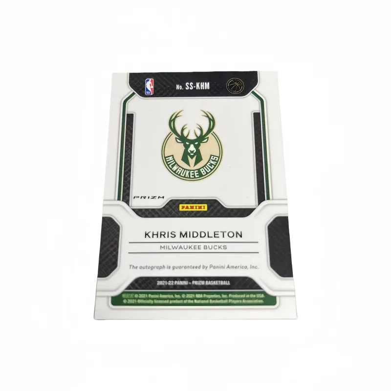 PANINI Middleton Bucks 21 22 PRZIM Signed Silver Fold Star Card Product Pass Sports Cards 1 Pc-1