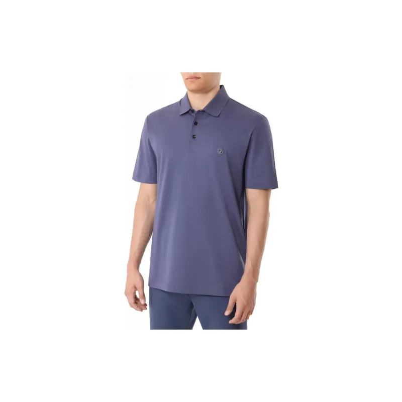 HUGO BOSS Double Monogram Patch Polo Shirt-2