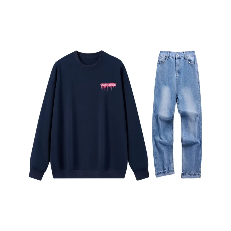 VniVerseVClub Sweatshirt Set Unisex-13