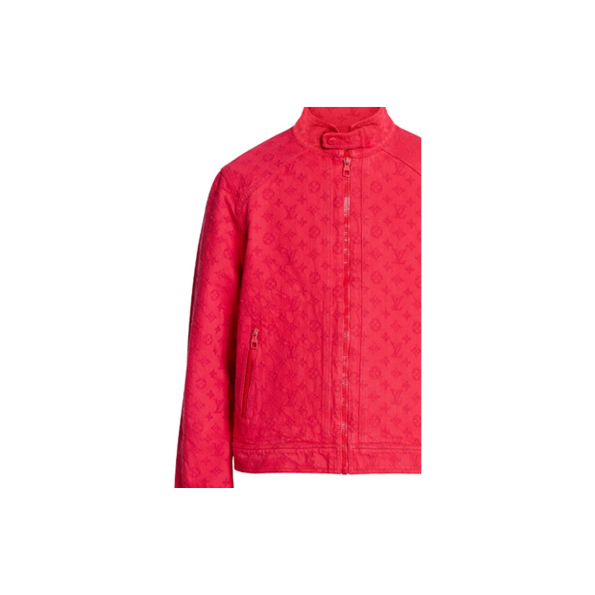 Louis Vuitton Monogram Zip-Up Bomber, Jackets - Designer