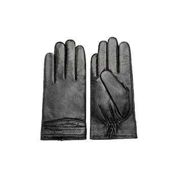 PIERRE CARDIN Sheepskin Gloves Men's Black