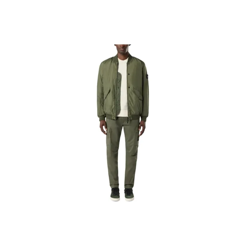 STONE ISLAND Logo Patch Bomber Jacket-2
