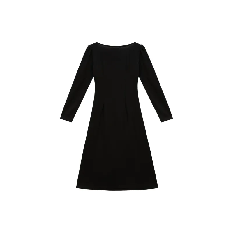 WESTLINK Long Sleeved Dress Women's Black-1
