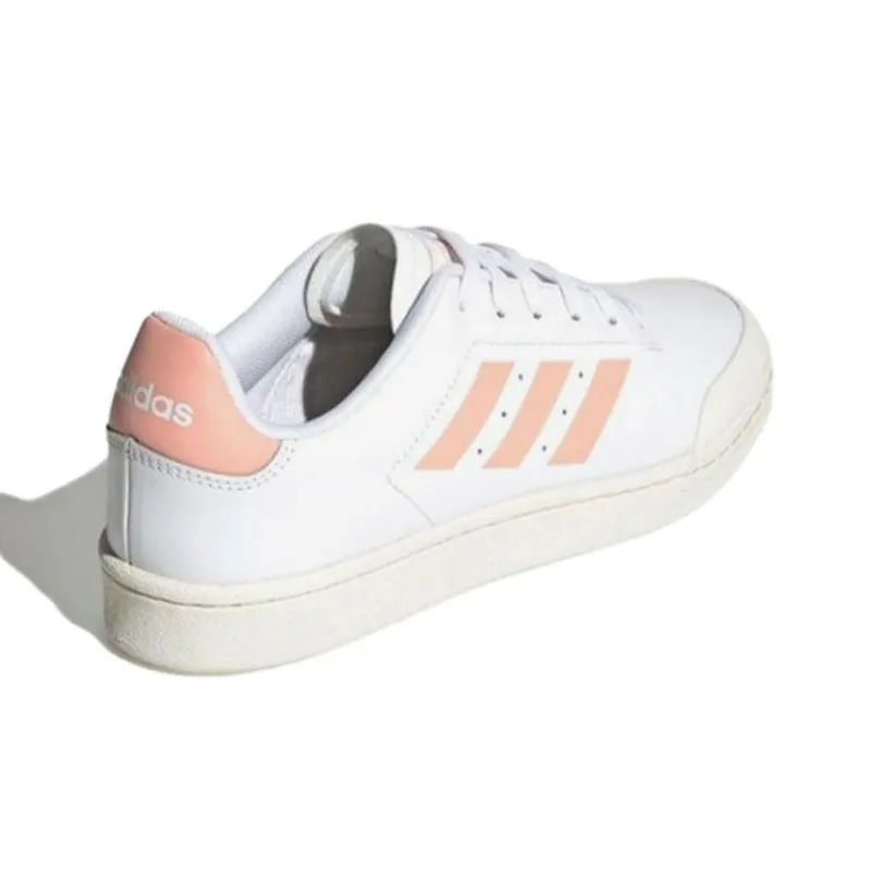 Adidas Neo Non slip Lightweight Low Top Skateboard Shoes Women's White-2