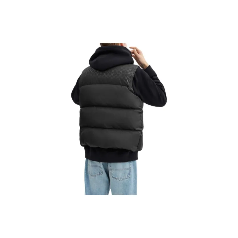 COACH Vests Men Black-2